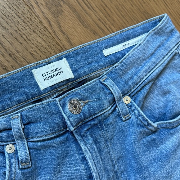 Citizens of Humanity Isola Mid Rise Cropped Boot Denim Jean - Size 25 - EUC - Picture 6 of 10